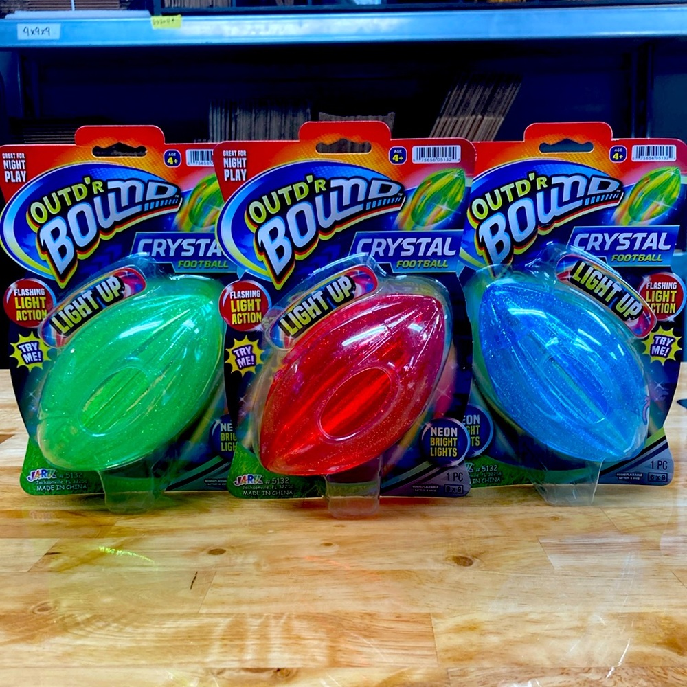 Outdoor Bound Light Up Crystal Football